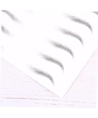 Ipetboom 4 Sheets Simulation Eyebrow Eyebrowsb Artificial Eyebrow Patch Eyebrow Stickers Hair Makeup Tools 6d - Buy Online on GoSupps.com