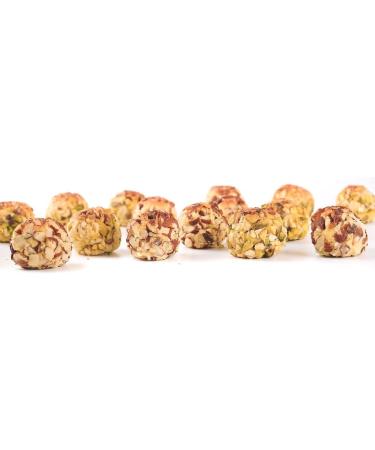 Sweetland London Maamoul Dates Assortment - 250g | Handmade Cookies| Ramadan Mother's Day Easter & Eid | ma'amoul date with Pistachio almond seasame and Mix date | UK Made | Gold Gift box - Buy Online on GoSupps.com