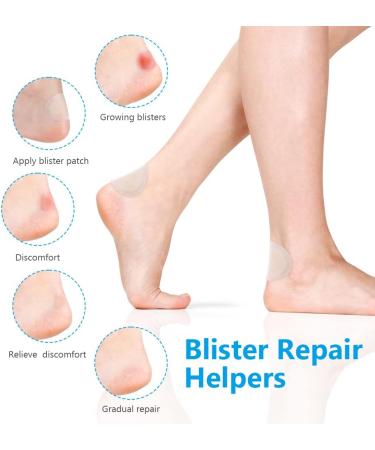 ACWOO Blister Plasters 24PCS - Invisible Hydrocolloid Gel Bandages for Feet, Toes, Fingers, and Heels - Buy Online on GoSupps.com