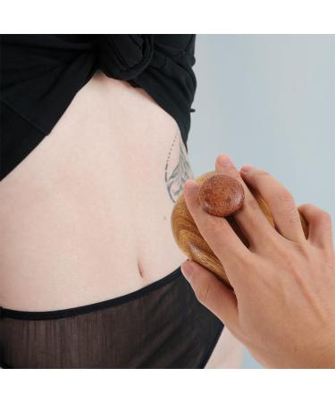 Minkissy Wooden Massage Comb Set - Wide Teeth Hairbrush for Wet & Dry Hair Scalp Care & Gua Sha Tools (2 Pieces) - Buy Online on GoSupps.com