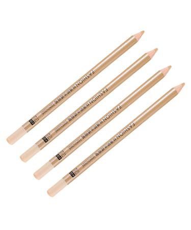 Healvian 4pcs Concealer Pen Makeup Concealer Pot Concealer Make up Concealer for Face Wooden White