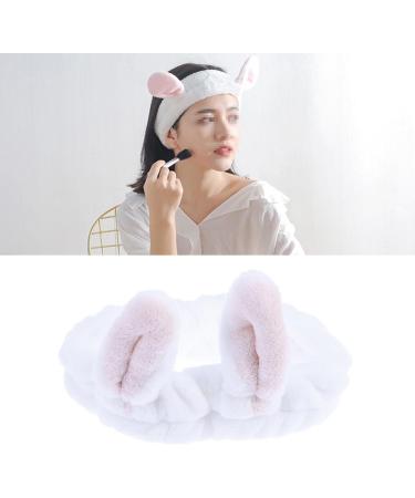 LALAFINA Face Washing Headband with Ears Easter Bunny Makeup Headband Rabbit Ears Hairband Bunny Ear Cosmetic Headband for Washing Face Shower Makeup Beige Spa Headband Bowknot - Buy Online on GoSupps.com