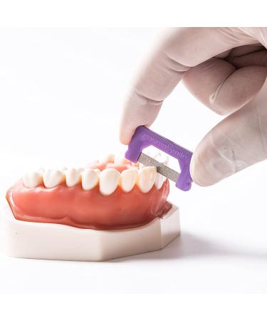 SNAWOP Dental Interproximal Strips - 10PC Orthodontic IPR/IR Enamel Reduction & Teeth Polishing Kit (Purple) - International Shipping Available - Buy Online on GoSupps.com