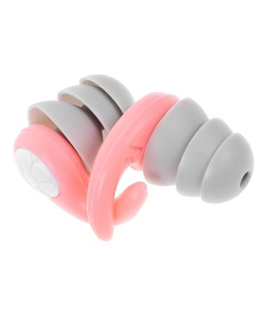 Earbuds 1 Pair aldult tab Women's Swim Ear Plugs Noise Reduction Water Proof Adult Ear Plugs for Swimming Adult Women Swimmers Ear Plugs Portable earplugs Ear Buds Pink 1 Count (Pack of 1)
