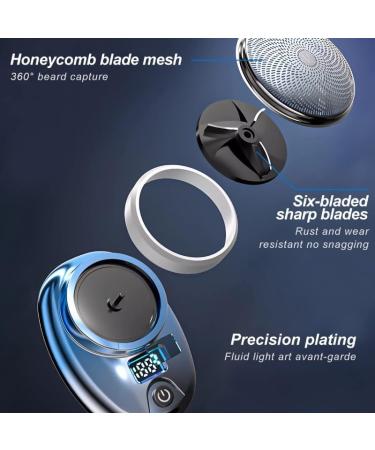 Buy Head Shavers for Bald Men - Portable Mini Electric Razor | Upgrade Black Shaver for Smooth Shaving - Buy Online on GoSupps.com