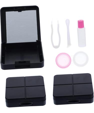 Solustrie Halloween Contact Lens Container - Small Organizer & Storage Case (2-Pack) - CARRATION SUITE Tool Frame - Miss Fr ulein - Perfect Local Storage Solution - Buy Online on GoSupps.com