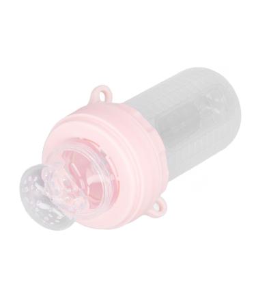 Buy Pink Silicone Baby Feeder & Squeezing Spoon - Skin-Friendly Safe Toothed Pacifier for Outdoor Use - Buy Online on GoSupps.com