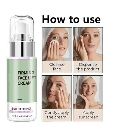 Firming Face Lift Cream with Hyaluronic Acid Smoothing Moisturizing Face Cream for Neck & Face Gentle Non-Sticky Texture Deep Hydration & Absorption Easy Glide Daily Facial Moisturizer 1.69 Fl Oz - Buy Online on GoSupps.com