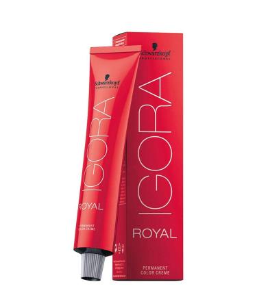 Schwarzkopf IGORA ROYAL Permanent Color Creme - 5-6 Light Brown Chocolate Tube 60 ml multicolored 60 ml (1 pack)
