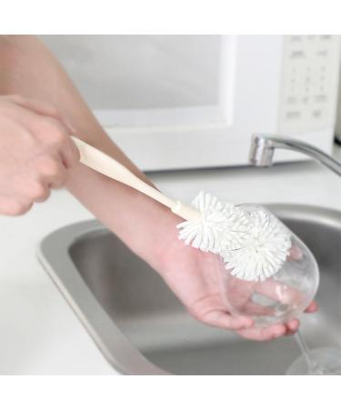 Dewedrt Sponge Brush Long Handle Cup Scrubber Cleaner Kitchen Cleaning Tool Bottle - Buy Online on GoSupps.com
