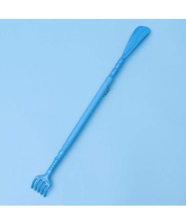 Blue Long Handle Back Scratcher & Shoe Horn - Itching Relief & Body Massager | International Shipping - Buy Online on GoSupps.com