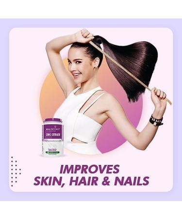 MENT Zinc Citrate 120 Veg Capsules - Immune System Support and Immunity Boost - Buy Online on GoSupps.com