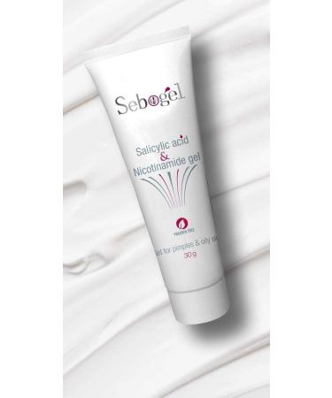Sebogel Salicylic Acid & Nicotinamide Gel for Pimples - Oily Skin Treatment 30gm | International Shipping - Buy Online on GoSupps.com
