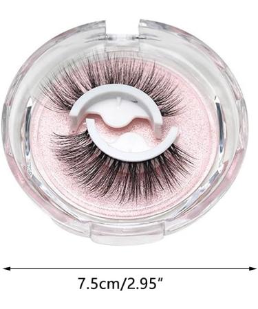 TiSkying False Eyelashes Stickers without Glue Reusable Long Eyelashes Waterproof Self-Adhesive Eyelashes No Liner Fake Lashes Natural Look for Women - Buy Online on GoSupps.com
