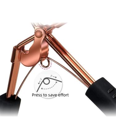 Premium Eyelash Curler with Refill Pads & Stainless Steel Comb - False Eyelash Applicator Tool & Tweezers | International Shipping - Buy Online on GoSupps.com