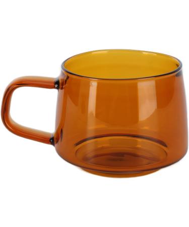 Tasse Caf Transparente Tasses Caf en Verre Transparent de 250 ML Tasse Th et Lait avec Poign e Verres Boire en Borosilicate pour Caf la Maison(Ambre) - Buy Online on GoSupps.com