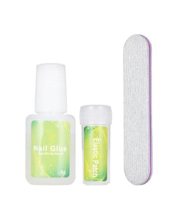 Ingrown Toenail Patch Correction Kit Elastic Toe Nail Straightener Patch with Nail File Glue