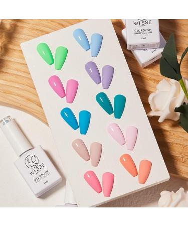 Wisse Make up Gel Nail Polish UV/LED Soak-Off Nail Art Manicure Pedicure for Professional Salon & Home Use - Long Lasting & Easy to Apply 30 Colours - Raspberry Raspberry - 19 - Buy Online on GoSupps.com