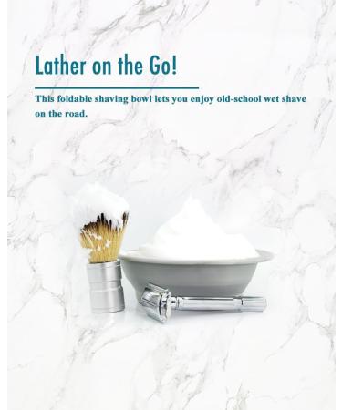 Freetune Foldable Shaving Bowl - Silicone Rubber Pocket Size Durable & Flexible - Ideal for Travel in Violet - Buy Online on GoSupps.com