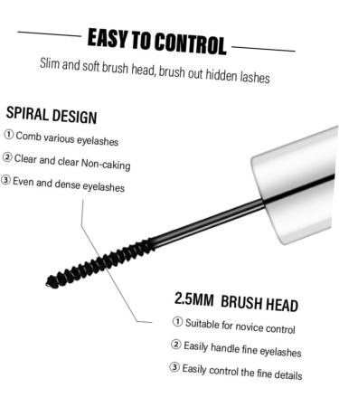 MUSISALY Extra Fine Mascara Lash Mascara Curling Mascara Women Mascara Fine Mascara Cream :  - Buy Online on GoSupps.com