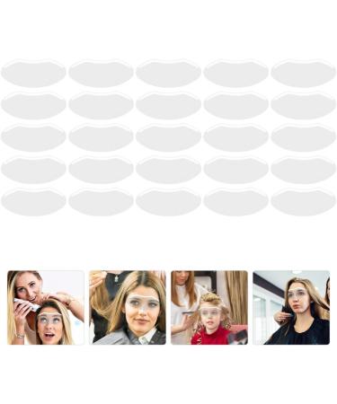  minkissy minkissy 25 Pieces Shower Face Shields For Eyes Eyebrow Shower Visor Clear Face Shield Shower Face Shield Masks For Showing Hairstyle - Buy Online on GoSupps.com