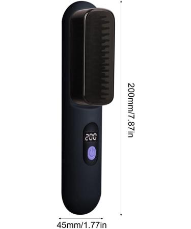 Hair Straightener Brush - Portable USB Charging Styling Comb for Frizz-Free Hair - International Shipping Available - Buy Online on GoSupps.com
