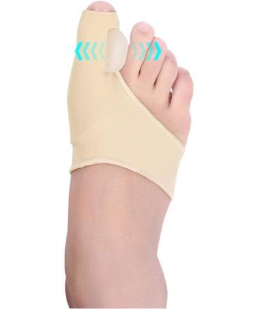 CAZARU FXJ Silicone Toe Separator & Straightener for Hallux Valgus - Foot Brace Support - Buy Online on GoSupps.com
