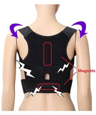 KouRy Comfortable Posture Corrector | Back Belt Shoulder Brace | Yellow Support for Better Posture - International Shipping Available - Buy Online on GoSupps.com