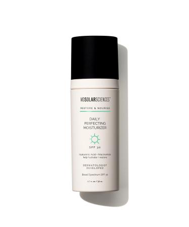 MDSolarSciences Daily Perfecting Moisturizer SPF 30  2-in-1 Face Moisturizer and Sunscreen Hydrates and Perfects Skin with Hyaluronic Acid  Broad Spectrum Protection  1.7 Oz - Buy Online on GoSupps.com
