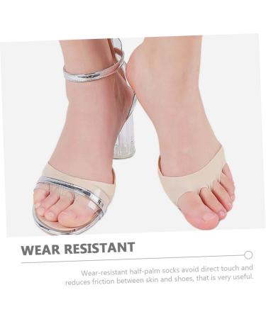 NOLITOY 4 Pairs High Heel Insoles | Breathable Forefoot Pads for Women | Comfortable Cotton Half Palm Rest & Arch Support - Buy Online on GoSupps.com