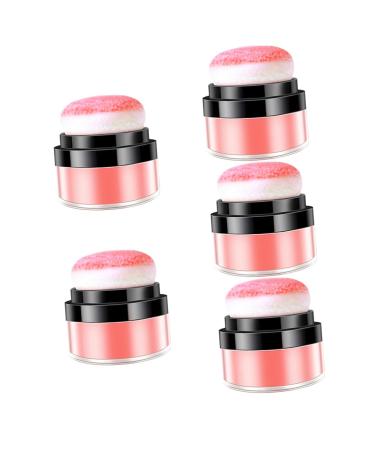 Healvian 5pcs Oil Control Cushion Blush Cushion Makeup Creme Blush for Cheeks Makeup Blush Blusher Plastic