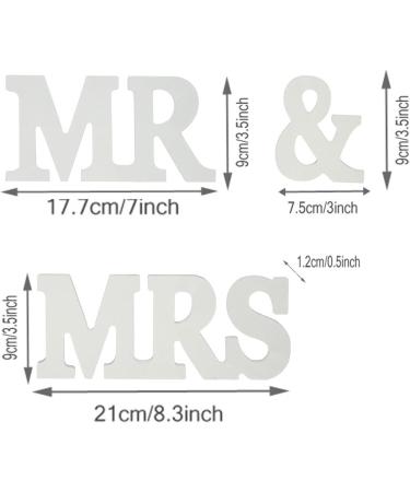 MAKFORT Mr & Mrs Letters Paper Garland Banner - Elegant Wedding Decoration & Gift - Buy Online on GoSupps.com