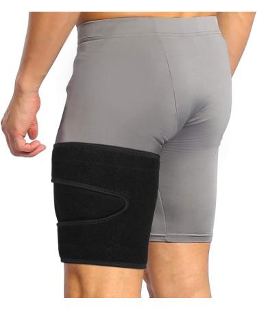 Thigh Brace Support PINCOU 1 Neoprene Thigh Wrap Hamstring Compression Sleeves Adjustable Thigh Upper Leg Comp - Buy Online on GoSupps.com