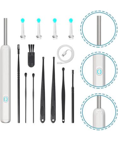 Ear Wax Removal Kit with Camera for Phones - Ear Cleaner Tools Set - White - Buy Online on GoSupps.com