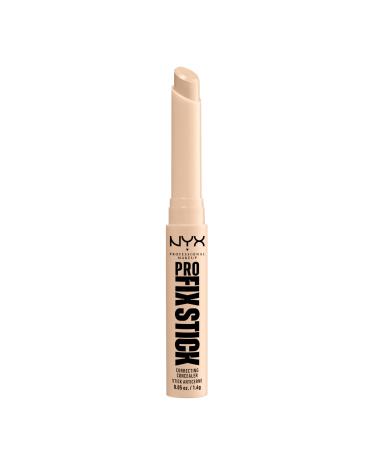 NYX Professional Makeup Correcting Concealer Stick Covers Blemishes Dark Spots and Discolouration 12H Wear Vegan Formula Pro Fix Stick Alabaster 03 Alabaster