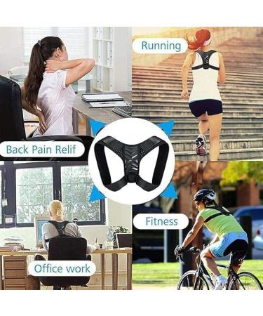 Back Straightener Posture Trainer for Posture Correction - with Adjustable Back Strap and Relief from Neck Shoulder and Upper Back Pain for Men and Women - Buy Online on GoSupps.com