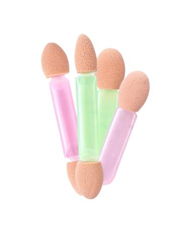 Mikinona Sponge Eyeshadow Stick 8pcs Sponge Applicator Eyeshadow Brush Eye Shadow Stick Double Head Eye Shadow Brush