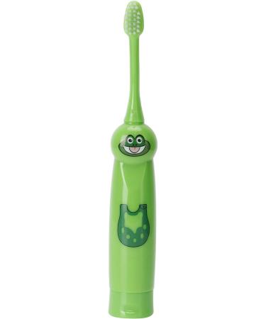 Sweet Electric Children's Toothbrush - Waterproof Green Frog Gift with Soft PBT Bristles | 1-Pack - Buy Online on GoSupps.com