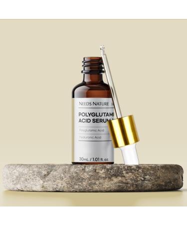 Buy NEEDS NATURE DIY Polyglutamic Acid Serum 10% - Hydrating 1.01fl.oz/30ml | International Shipping Available - Buy Online on GoSupps.com