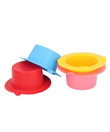 Silicone Wax Bowls - Set of 4 Heat Resistant Melting Bowls | Reusable for Easy Waxing | Ideal Replacement - Buy Online on GoSupps.com