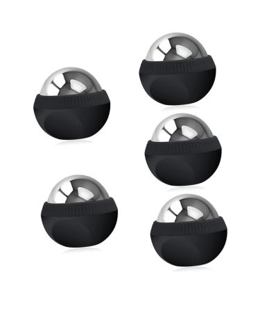 JECOMPRIS 5S Massage ball made of stainless steel manual massage massage device relax massage ball foot massage device heat therapy roller muscle massage device Handbook Tool fitness