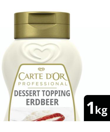Buy Carte d'Or Strawberry Dessert Sauce - Fruity Topping 6 x 1kg Pack - International Shipping Available - Buy Online on GoSupps.com