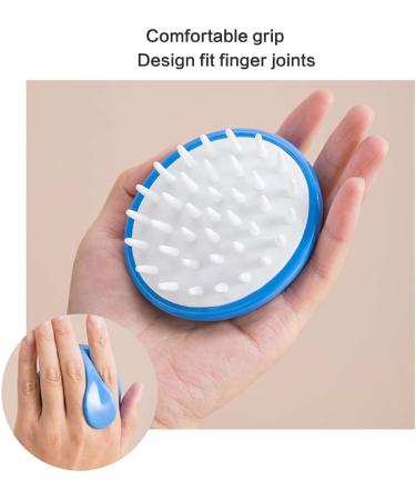 Scalp Massager & Shampoo Brush - Ergonomic Silicone Hair Care Scrubber by Hawatour - Buy Online on GoSupps.com