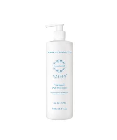Vitamin E Daily Moisturizer Korean Face Cream Daily Moisturizer Formula to Hydrate Restore & Rejuvenate Dry & Aging Skin 500 ml/16.9 oz