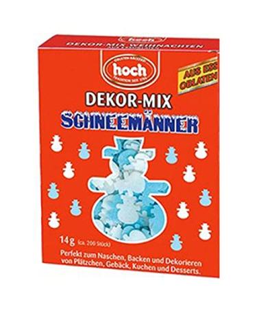 High Decor Edible Paper Snowmen Snow & Snowmen