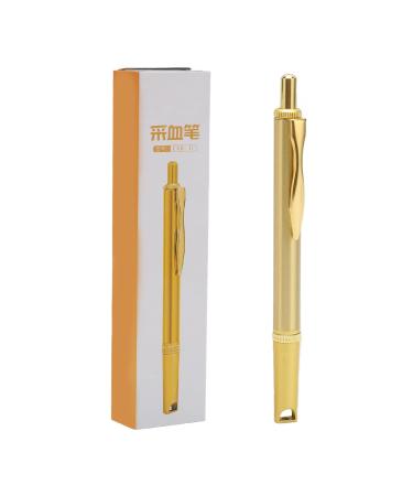 Double Opening Sampling Pen Copper Double Opening Lancet Pen Home Salon Cupping Acupuncture Pen