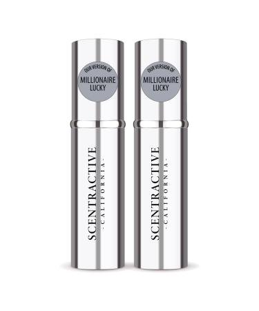 CA Perfume Impression of Paco R. Millionaire Lucky For Men Replica Version Fragrance Dupes Concentrated Long Lasting Eau de Parfum Spray Refillable Atomizer Bottle 0.17 Fl Oz/5ml-X2 PACO R. MILLIONAIRE LUCKY IMPRESSION 0.34 Fl Oz (Pack of 1)