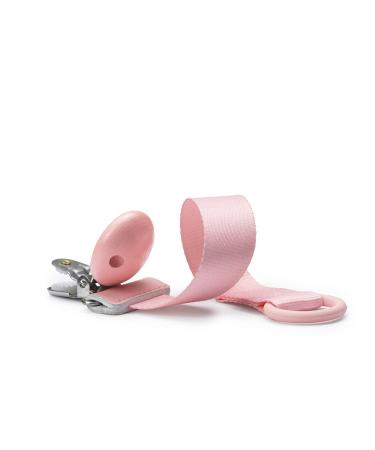 Elodie Details Pacifier Chain 2 Pack - Scandinavian Design for Baby Boys & Girls | Fabric & Wood Clip | Universal Silicone Ring | Autumn Rose & Candy Pink - Buy Online on GoSupps.com