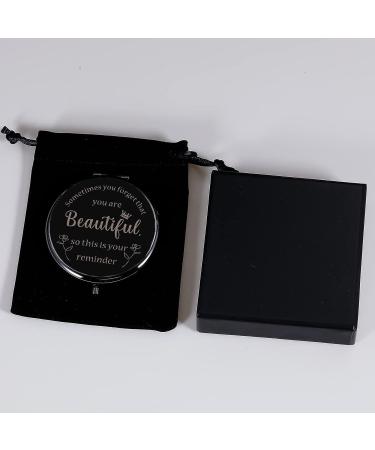 Graduation Gift for Her - Inspirational Makeup Compact Mirror for Daughter, Mom, Sister, Girlfriend - Perfect Christmas Stocking Stuffer and Valentines Day Gift - Buy Online on GoSupps.com