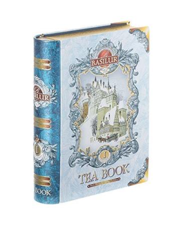 Basilur Tea Book Collection 100% Pure Ceylon Tea Book Volume 1 Collectable Metal Caddy by Basilur